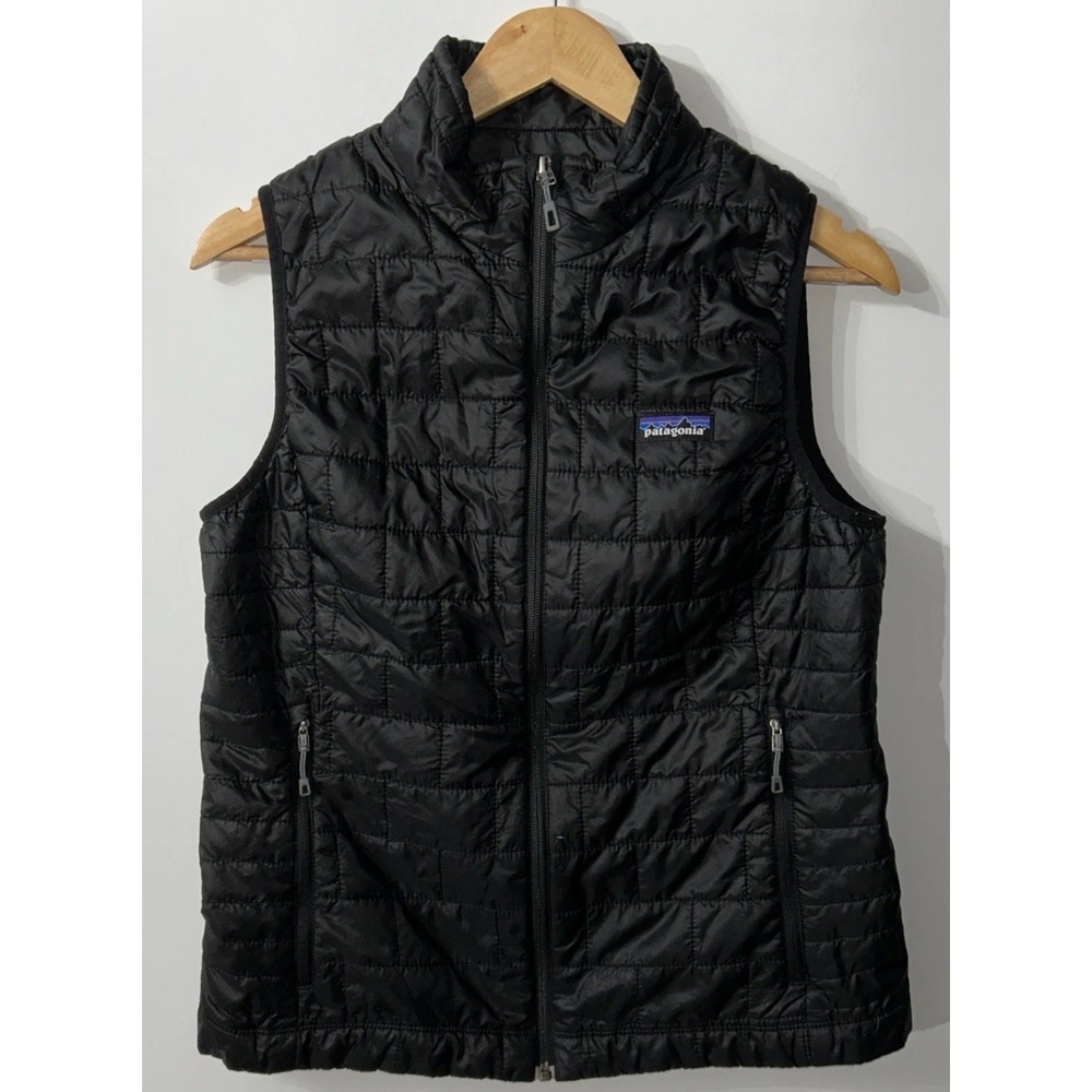 Women's Patagonia Nano Puff Vest Primaloft Puffer Full Zip 84247 Sz Med